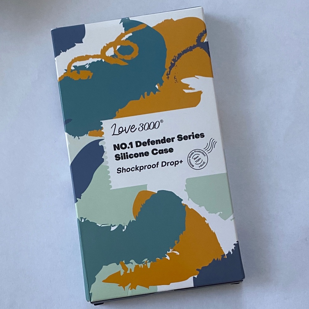 Love 3000 Defender Series Silicone Case iPhone 16 Pro Navy Blue Brand New